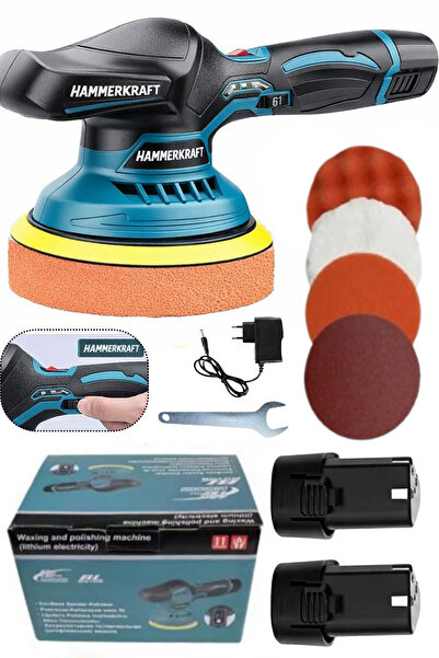 HAMMERKRAFT Armut Batarya 2 Akülü Dijital Gösterge Detaylı 8 Kademe Devir Aya...