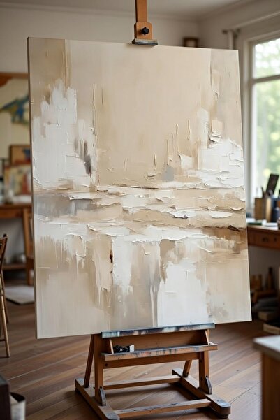 Nurşahın Resimleri El Yapımı Naturel Dekoratif Kanvas Tablo