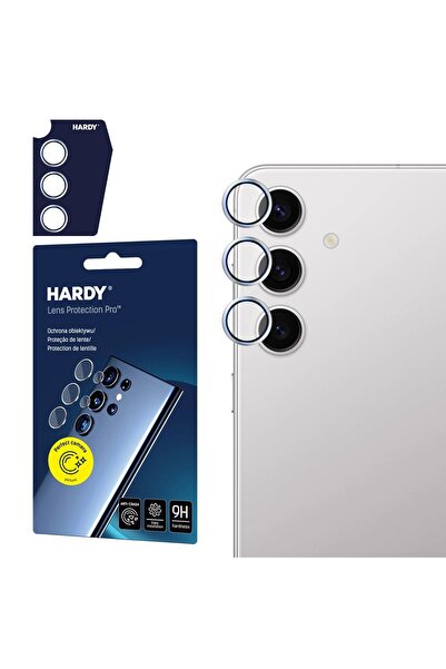 3MK Samsung Galaxy S24 Camera Protector - Hardy Pro Tempered Glass, Grey, Ant...