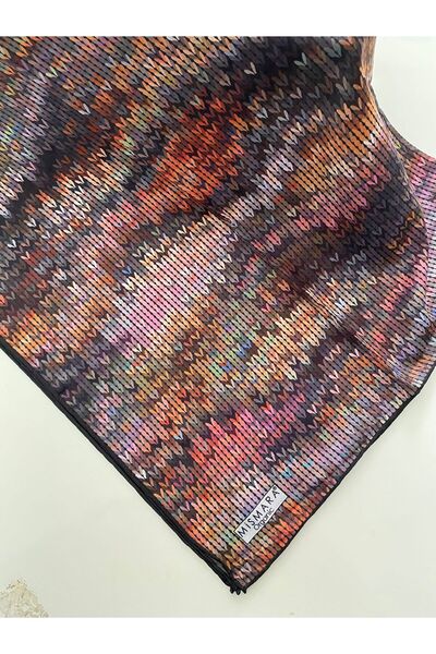 mismara Örük Pattern Organic Scarf