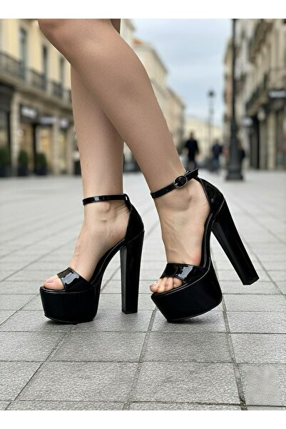 Modanizm Laryne Heeled Black High Heels
