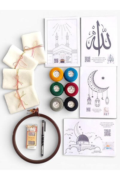 fabricorg Dini Motifler Temalı Modern Nakış Kiti