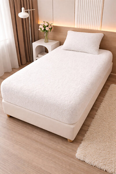 Misue Handmade Welsoft Plush Fitted Elastic Sheet Set, Single Size Elastic Ma...