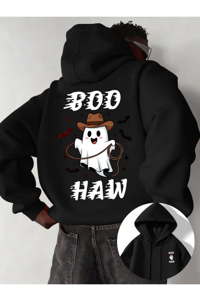 ALEYZA MODA Unisex men's/women's boo colorful special Printed cotton Oversize...