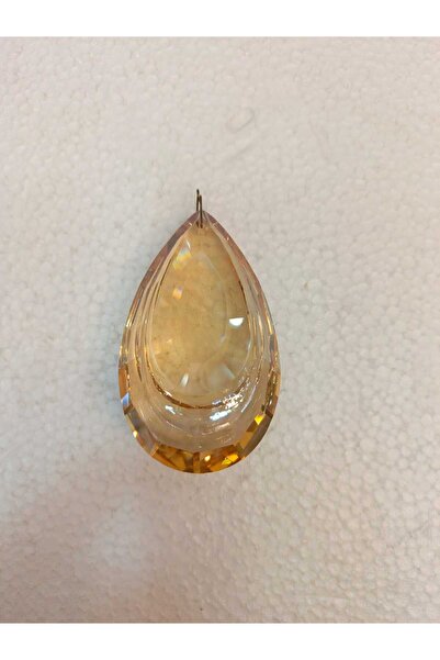 ADA AVİZE Ada Büyük Kristal Bal Avize Taşı(BOY 9,5 CM-ENİ 5CM)