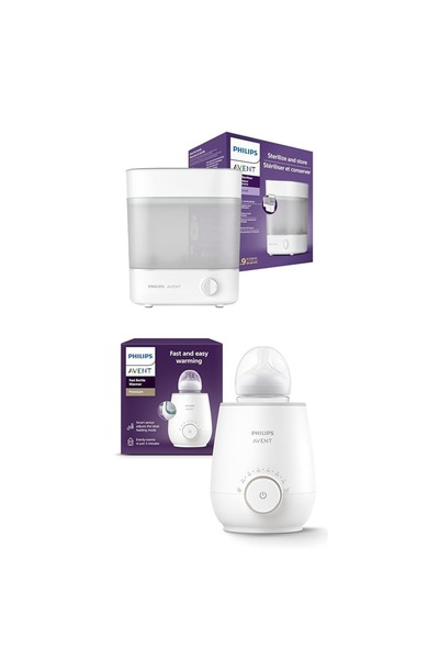 Philips SCF291/00 Elektrikli Buhar Sterilizörü (6 Biberon Kapasite) ve SCF358...