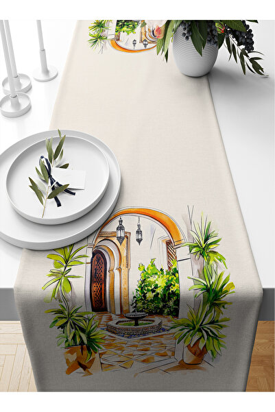 Bertille Home Σειρά Ramadan 140x40 cm Digital Printed Runner (από τη Ραμαζάνι)