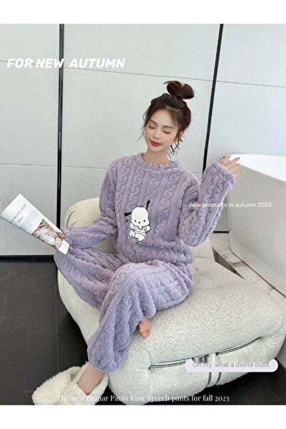 Generic Women's Flannel Pajama Set