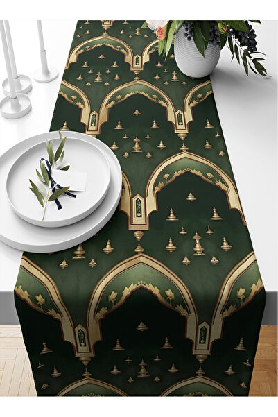 Bertille Home Ramazan Serisi 140x40 Cm Dijital Baskılı Runner (Ramadan)