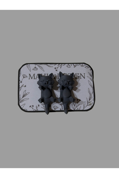 MAHLA Cat Earrings - 3D Cat Earrings - Gift Earrings