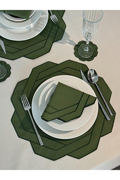 Han Deco 2’li Seremoni Amerikan Servis, Servis Peçetesi ve Bardak Altlığı