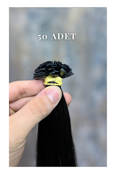 HalitCan HairKing 60 cm Özbek Saçı – Koyu Kestane (Doğal) – 30 gr Mikro Kayna...