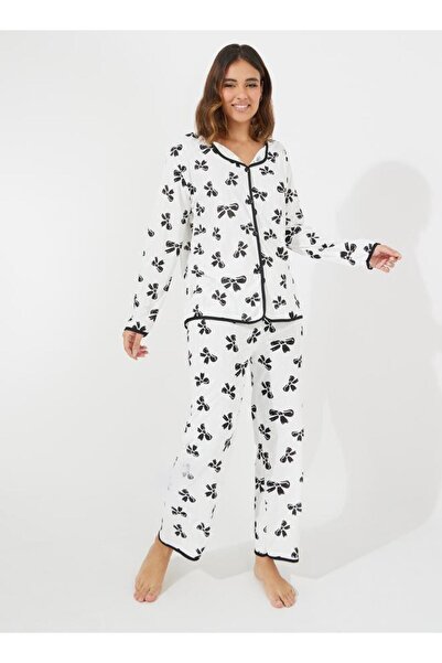 Generic Taik To Pajama Set with Long Sleeve Blouse