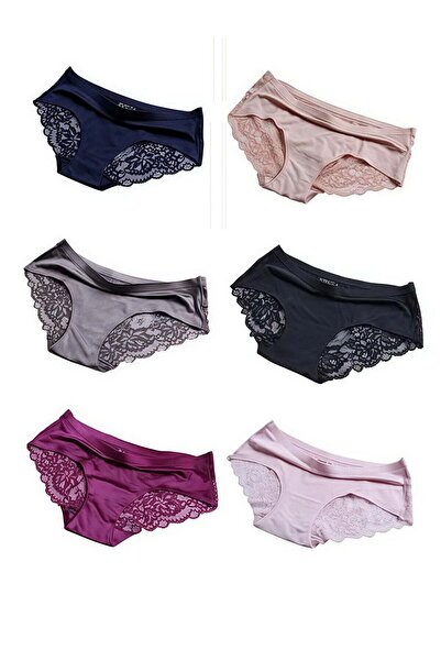 Generic B. Jobson 6 Pieces Cotton Bikini Breathable Low Waist Underwear