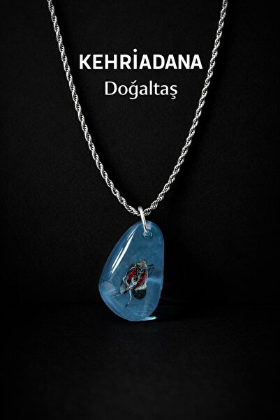KEHRİADANA TESBİHCİLİK KEHRİADANA TESBİHÇİLİK ÖZEL TASARIM MAVİ RENK DOĞAL KE...
