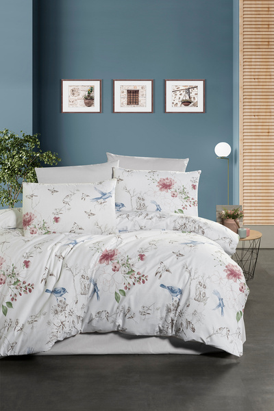 First Choice طقم غطاء لحاف فردي من Hope مصنوع من القطن بنسبة 100%، 150 TC (56...