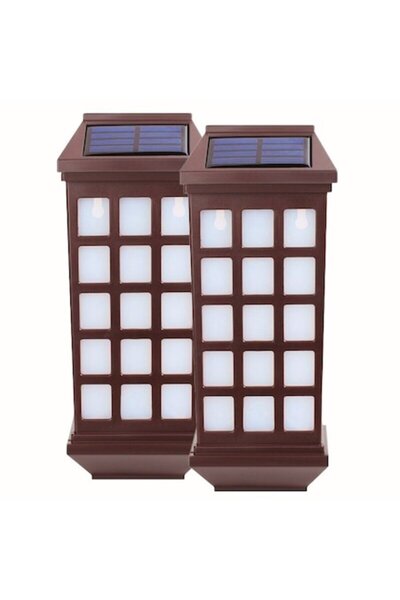 DAMUR Solar LED Lantern Wall Light Set