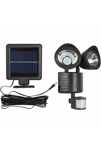 DAMUR Solar Lantern for Garden, Double Model with Motion Sensor