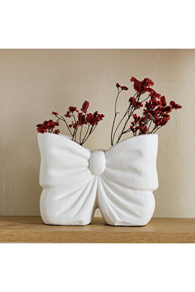 Home Box مزهرية سيراميك مزخرفة من أودري إيدن - 19.5 × 8 × 14.5 سم