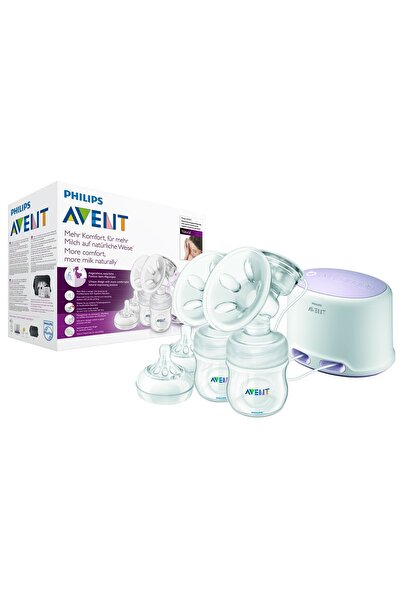 Philips Comfort Çift Elektrikli Göğüs Pompası - SCF334/02 Hızlı ve Konforlu S...