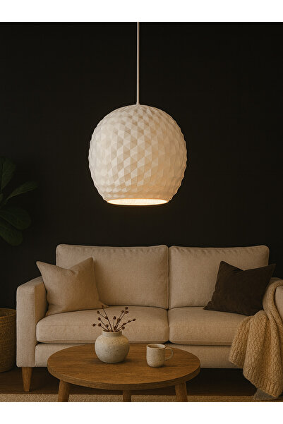 ZORO Beyaz modern sarkıt avize, mutfak ve yatak odası şıklığına uygun tasarım