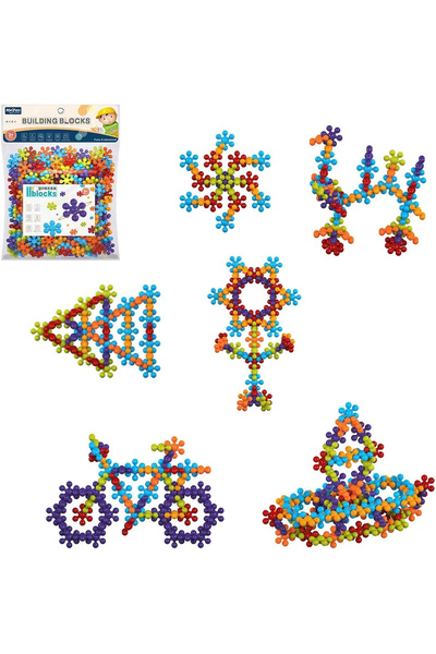 OEM Educational assembly game, 150 building pieces for different geometric sh...