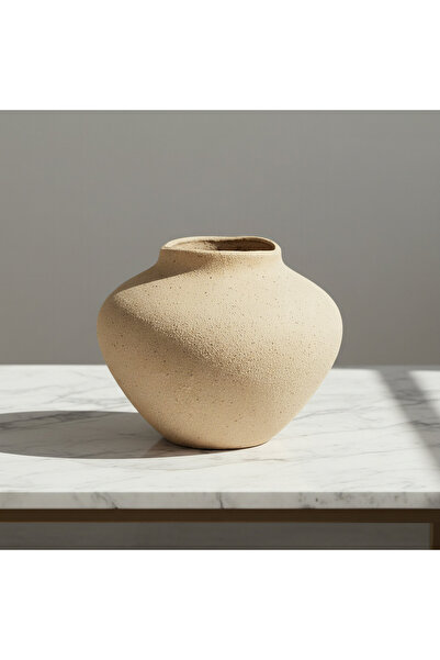 Generic Umber Alora Decorative Vase - 23.5x23.5x19.5 cm