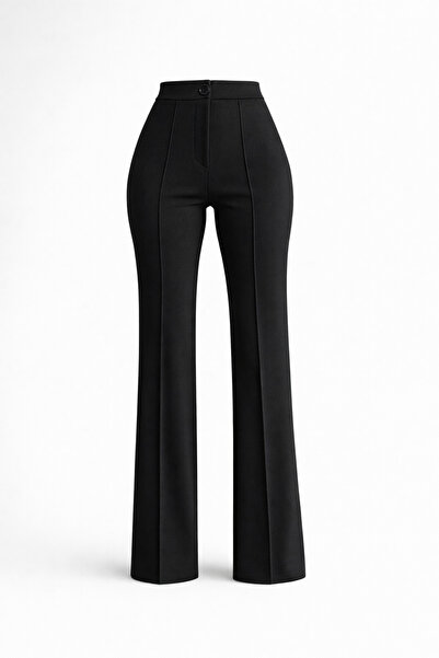 adba style Ψηλόμεσο παντελόνι με λάστιχο στη μέση Full Lycra 4076