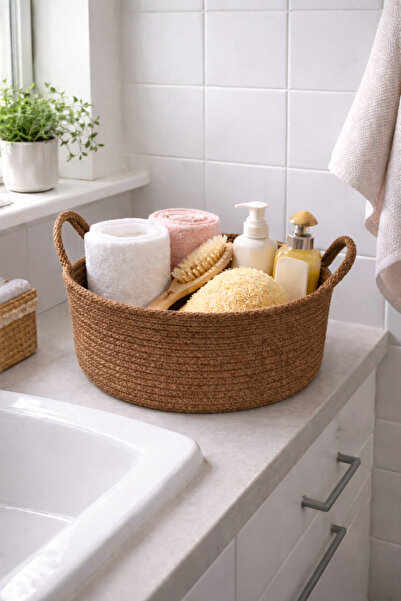 ÖRGÜM Διακοσμητικός Οργανωτής Καλαθιού Οργανωτής Δωματίου Μπάνιου Οργανωτής Π...