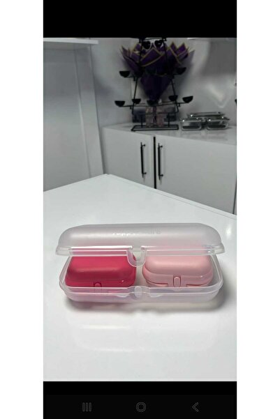 Tupperware Transportation Containers New Colors 3 Pieces (White-Pink and Powd...