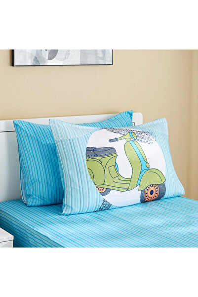 Home Box طقم غطاء وسادة توم سلومبر رايد غلايد من الألياف الدقيقة من قطعتين - ...