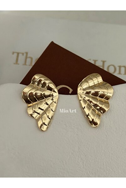 MioArt Gold Leaf Earrings