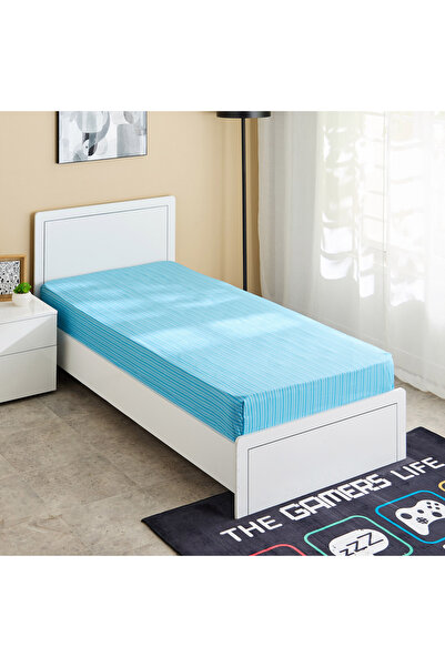 Home Box Tom Slumber Ride Glide Single Microfibre Fitted Sheet - 90x200+25 cm