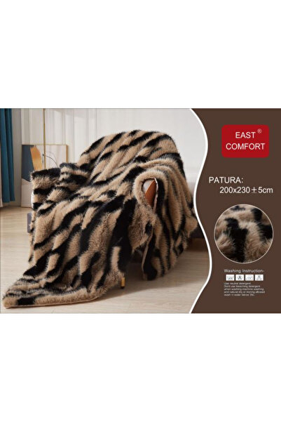ANATOLIATEKSTILE Premium Thick Rabbit Fur Blanket, Ultra Soft, Warm, For Bed ...