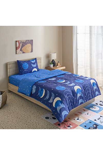 Generic طقم لحاف توم سلمبر جالاكتيك توين من قطعتين مصنوع من الألياف الدقيقة -...