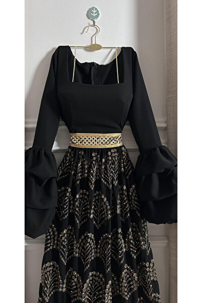 arena fashion Golden Leaf dress