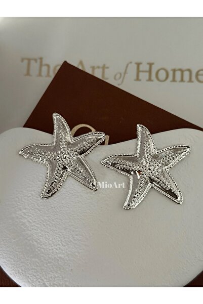 MioArt Medium Size Women's Starfish Earrings