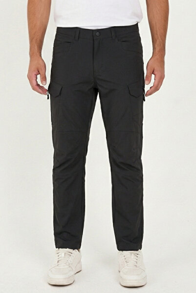 ONZ Scoutland Büyük Beden Battal Boy Siyah Kışlık Polarlı Ripstop Outdoor Sof...