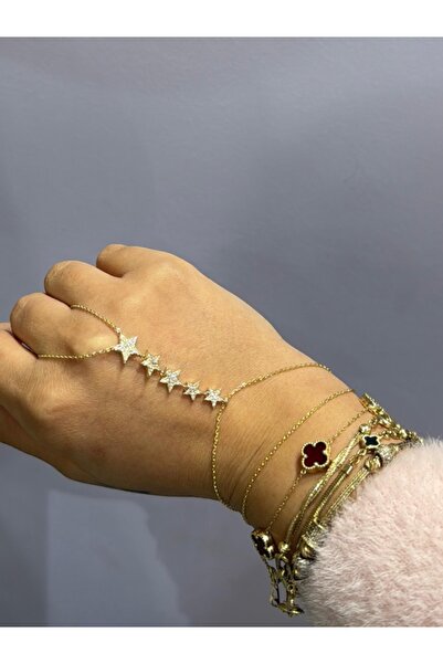 Finery by Nerrs Zircon Stone Star Şahmeran Gold