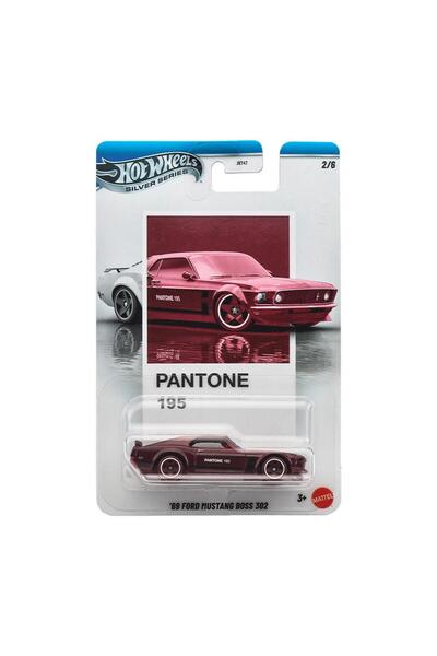 HOT WHEELS Silver Series Pantone 69 FORD MUSTANG BOSS 302 JKY47-JKY48