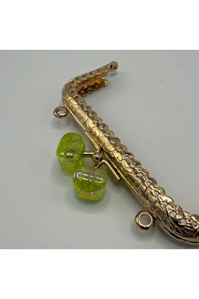 Aynalı مشبك محفظة أكيد ذهبي مربع الشكل