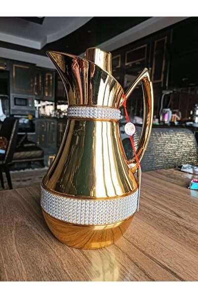 DEKOR ZÜCCACİYE HOME Tekli lüks Gold Çay termosu