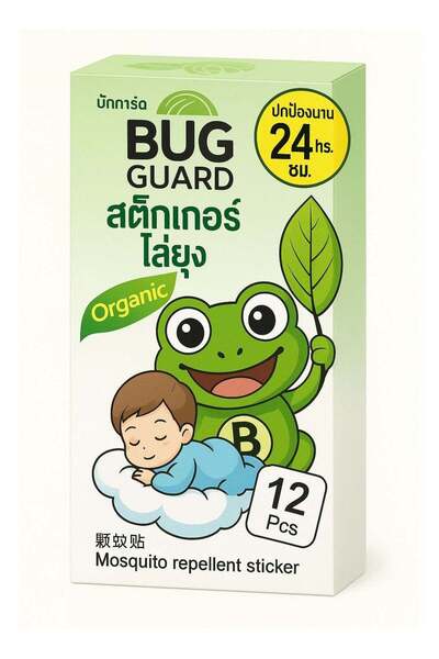 Happy Noz Bug Guard Organic Mosquito Repellent Stickers for Kids – 12 Pcs | 2...