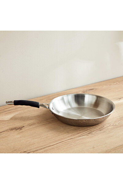 Home Box Glisten Steel Triply Fry Pan - 28 cm