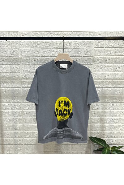 Urban Collection Men's T-shirt I M BACK gray