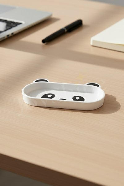 JoyShine Cute Panda Glasses Stand, Multi-Purpose Jewelry Tray, Decorative Organizer, Decorative Box