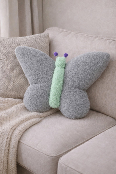 Beta Decorative Plush Butterfly Pillow Cushion Throw Pillow