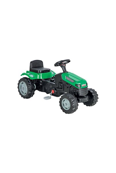 FeyzaDesign Yeşil Renkli Aktif Pedallı Traktör Oyuncak Seti