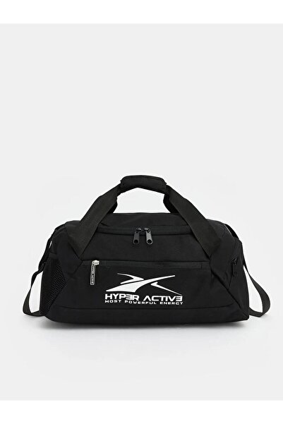 LC Waikiki Черна спортна чанта за момчета с печат (S6)