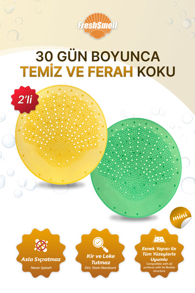 FreshSmell Koku Giderici | Çok Amaçlı, Banyo, Tuvalet, Pisuvar, Lavabo - 30 G...